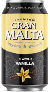 Gran Malta Vanilla Dark 330 ml can - Van Pur