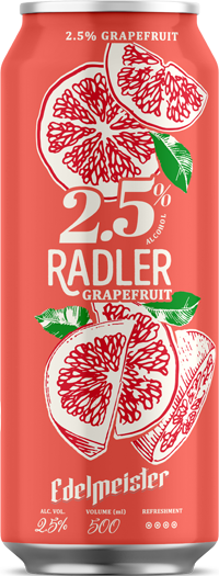 Edelmeister Radler Grapefruit 2,5% - Van Pur